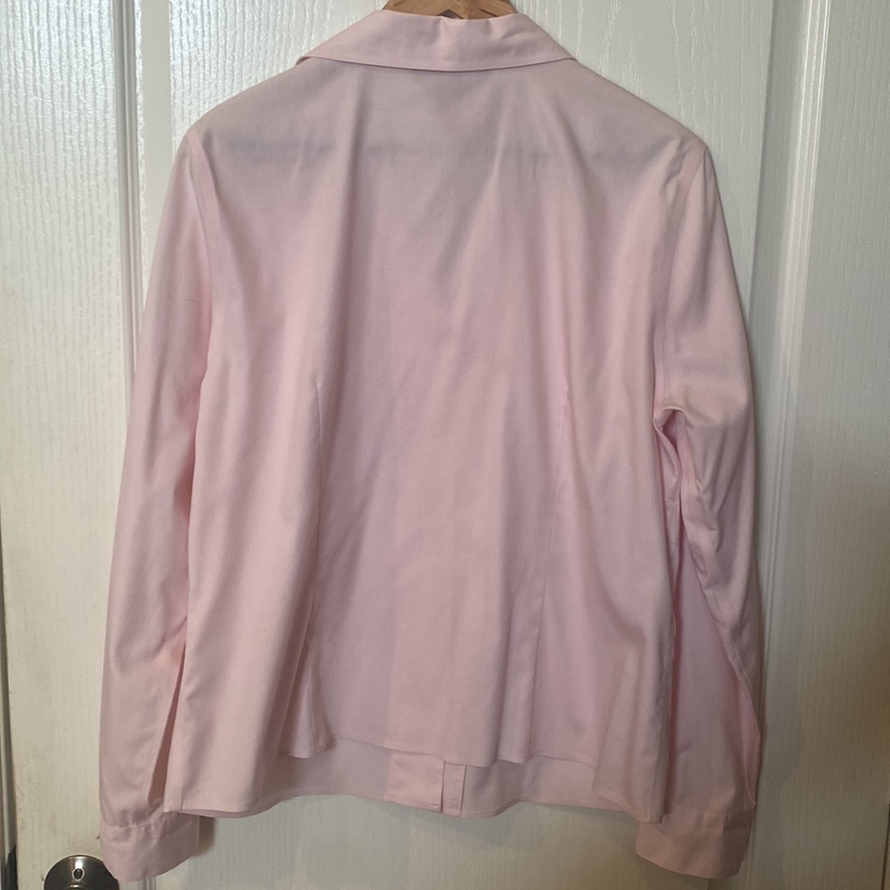 Jones wear essentials Sz 14 Button down pink shirt - Picture 4 of 4